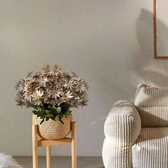 Imagem de Kit 12 Buquês Flor do Campo para Decoração de Flores Artificiais: Preço Atacado e  - DE4423