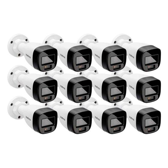 Imagem de Kit 12 Câmeras de Segurança Bullet VHD 1220 B G7 Full Color Full HD 1080P Multi HD Visão Noturna Colorida 20m Proteção IP67 Intelbras