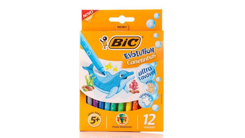 Imagem de Kit 12 Canetinhas BIC EVOLUTION