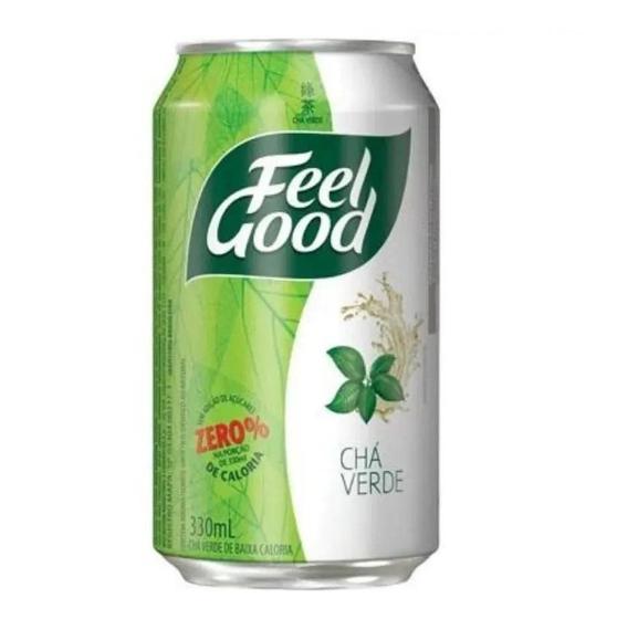 Imagem de Kit 12 Chá Feel Good Verde Com Limão Lata 330Ml