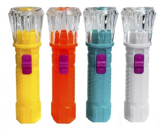 Imagem de Kit 12 Chaveiros Lanternas Mini De Led Lembrança Aniversário