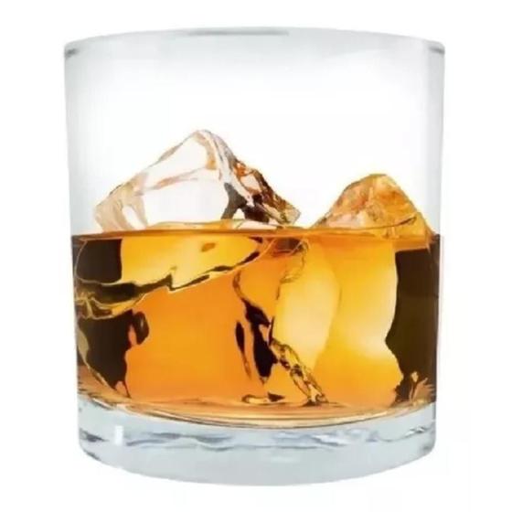 Imagem de Kit 12 Copos Para Whisky Drink Luxo Vidro Bar Nadir 265ml