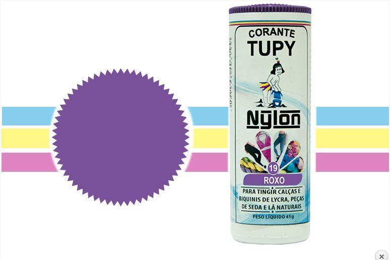 Imagem de Kit 12 Corante Tupy Nylon  para lycra, seda, lã  frasco 45g