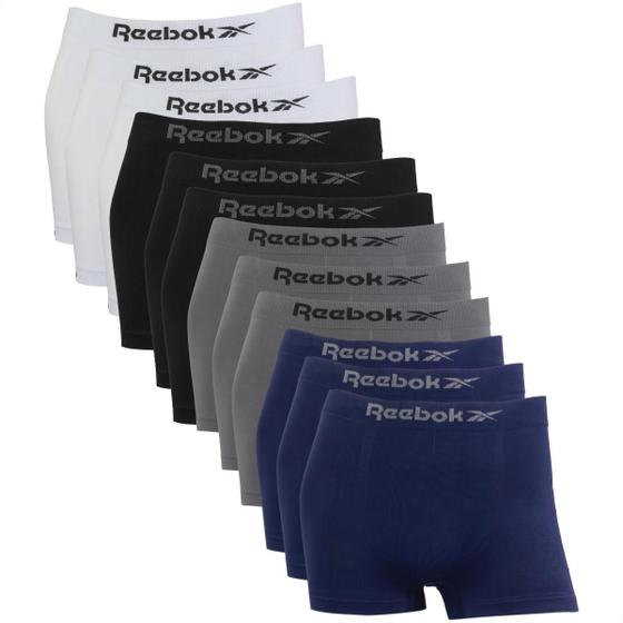 Imagem de Kit 12 Cuecas Boxer Masculina Reebok Classic Original Lisa