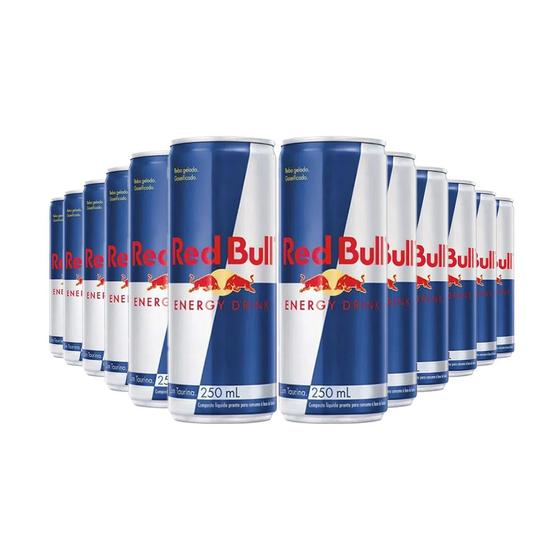 Imagem de Kit 12 Energético Red Bull 250ml cada