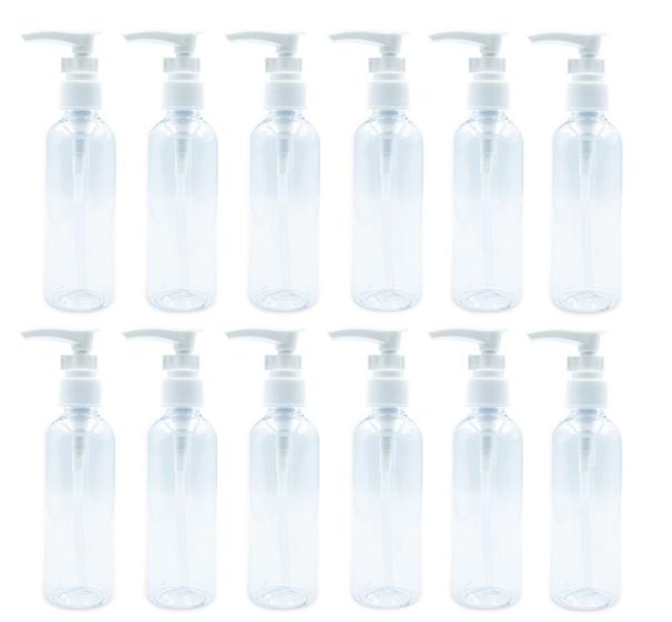 Kit 12 Frasco Válvula Pump Álcool Gel Sabonete Líquido 100ml - Arte Sedução Imagem de Kit 12 Frasco Válvula Pump Álcool Gel Sabonete Líquido 100ml