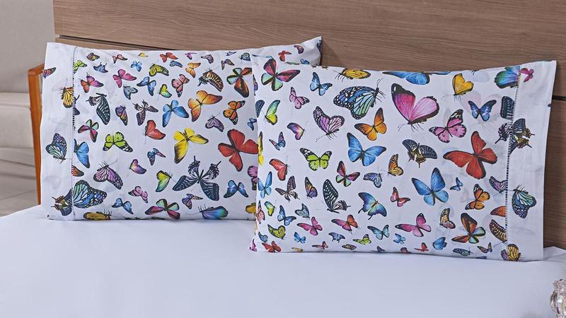 Imagem de Kit 12 Fronhas Avulsas 80X60Cm Percal 100% Algodão 180 Fios