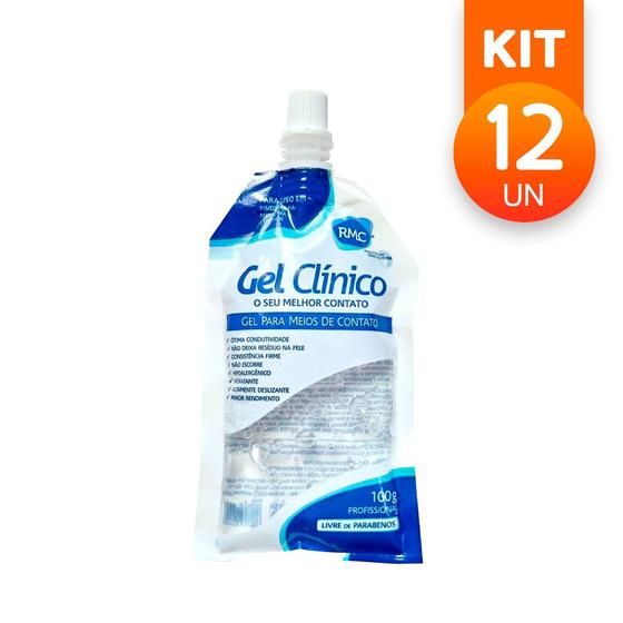Kit 12 Gel Clínico Contato Condutor Ultrassom Ecógrafo Doppler Tens e Fes Laser Incolor Rmc 100g Menor preço em Kit 12 Gel Clínico Contato Condutor Ultrassom Ecógrafo Doppler Tens e Fes Laser Incolor Rmc 100g