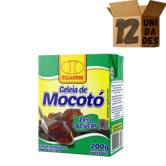 Imagem de Kit 12 Geleias De Mocotó Zero Açúcar Italianinho 200g