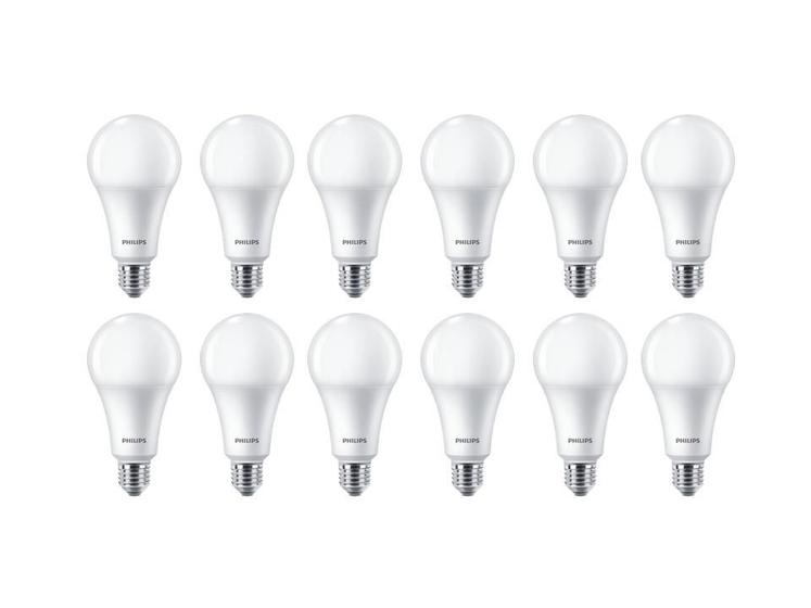 Imagem de Kit 12 Lâmpadas LED E27 Bulbo Philips Luz Fria 25W - Fria