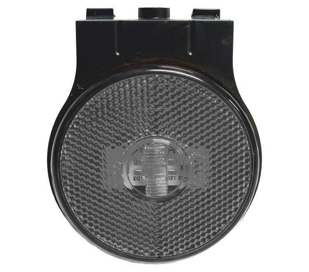 Imagem de Kit 12 Lanternas Lateral Led Caminhão Carreta Com Suporte Cr