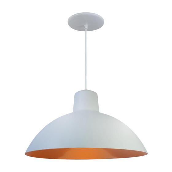 Imagem de Kit 12 Luminária Pendente Chinesa 33cm Interior Laranja Com Fiação 110/220v