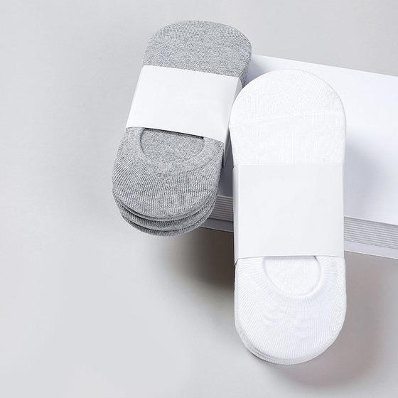 Imagem de Kit 12 pares meia sapatilha esportiva básica invisível feminina confortável