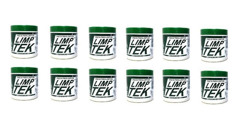 Imagem de Kit 12 Pastas De Limpeza E Lavagem À Seco Limp Tek 500Gr