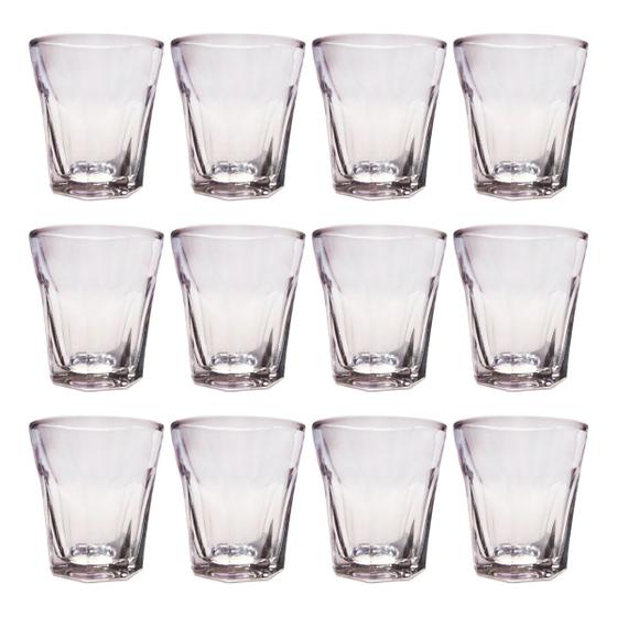Imagem de Kit 12 Peças Copo Shot Vidro Tequila Cachaça Bar 45ml Dose