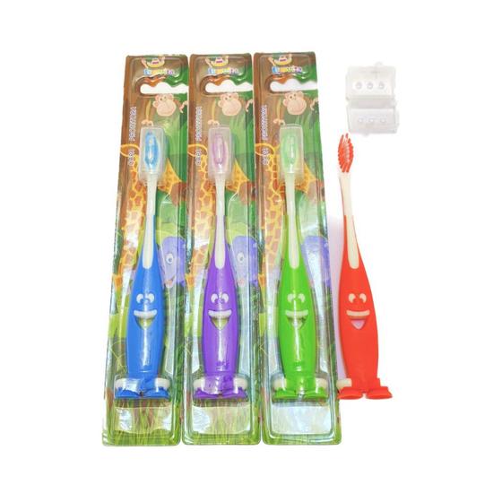 Imagem de Kit 12 peças escova dental infantil - ed-302 - hm toys