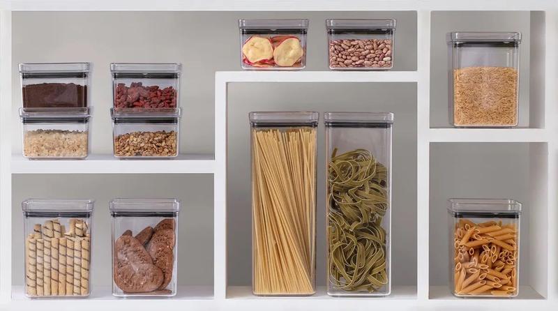 Kit 12 Potes Hermeticos Lumini p/ Mantimentos Quadrado Empilháveis Acrilico Atoxico Paramount Menor preço em Kit 12 Potes Hermeticos Lumini p/ Mantimentos Quadrado Empilháveis Acrilico Atoxico Paramount