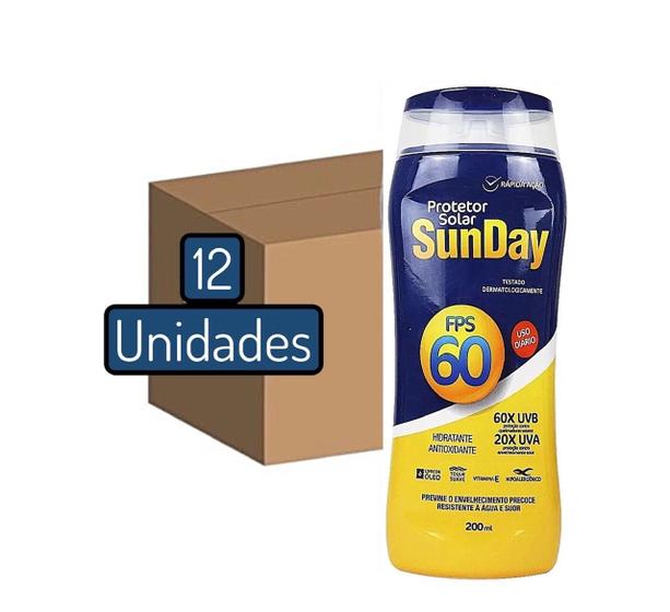 Imagem de Kit 12 Protetor Solar Sunday Fps 60 200 Ml