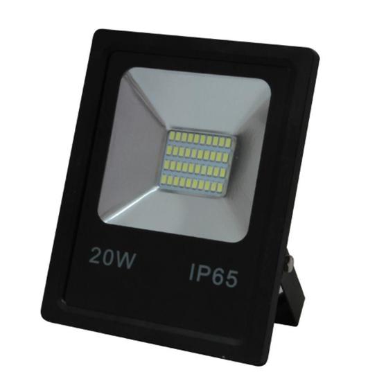 Imagem de Kit 12 Refletor Led 20W Branco Frio Ip66