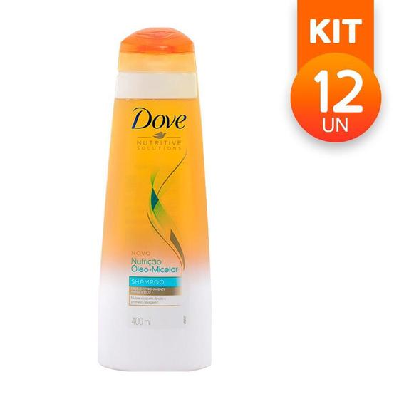 Kit 12 Shampoo Dove Nutrição ÓleoMicelar 400Ml Shampoo Magazine Luiza