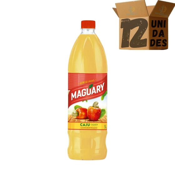 Imagem de Kit 12 Suco Concentrado De Caju Maguary 1 Litro