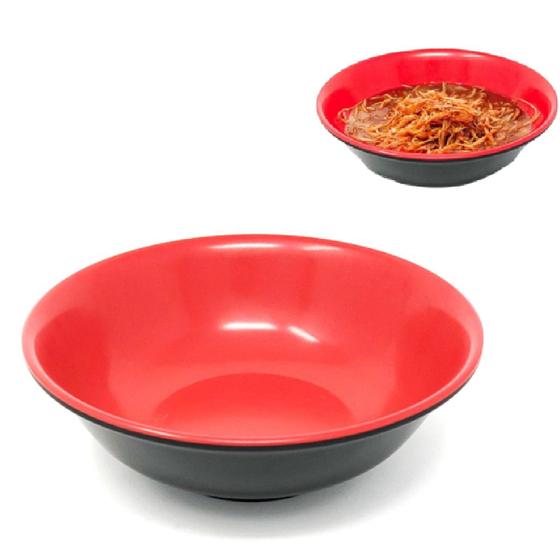 Imagem de Kit 12 Tigelas Bowl Oriental de Melamina 750ml