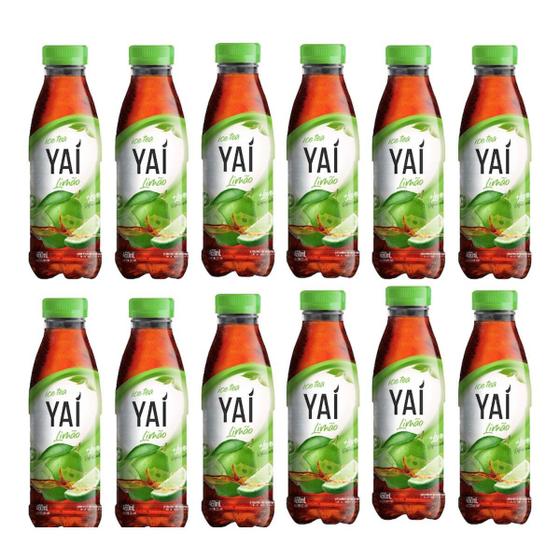 Imagem de Kit 12 Un Cha Ice Tea Yai Limao Pet 450ml