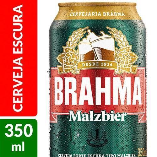 Imagem de Kit 12 Uni. Cerveja Brahma Malzbier Lata 350Ml