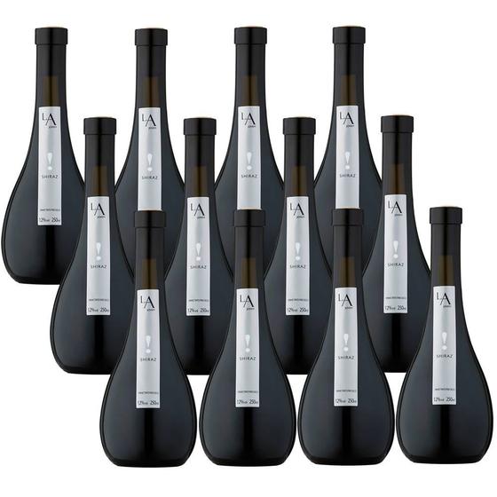 Imagem de Kit 12 Unidades Mini Vinho Luiz Argenta Jovem Shiraz 250ml