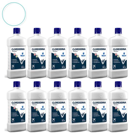 Imagem de Kit 12 unidades Shampoo Clorexidina World