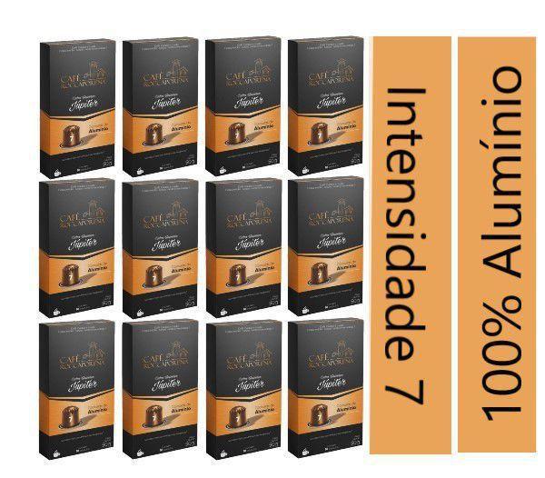 Kit 120 cápsulas de Café Roccaporena Júpiter - Cápsulas de Alumínio- Compatível com Nespresso Menor preço em Kit 120 cápsulas de Café Roccaporena Júpiter - Cápsulas de Alumínio- Compatível com Nespresso