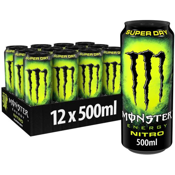 Imagem de Kit 12Und Energético Monster U.S.A Super Dry Nitro 500Ml