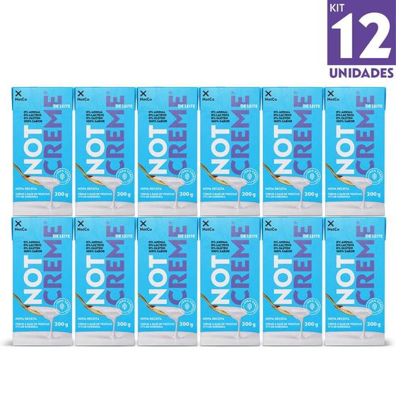 Kit 12x Creme de Leite Vegetal NotCo NotCreme 200g Menor preço em Kit 12x Creme de Leite Vegetal NotCo NotCreme 200g
