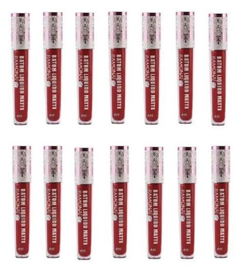 Imagem de Kit 14 Batom L. Matte Cor 17 V. Desejo 4ml - Ramona Make Up