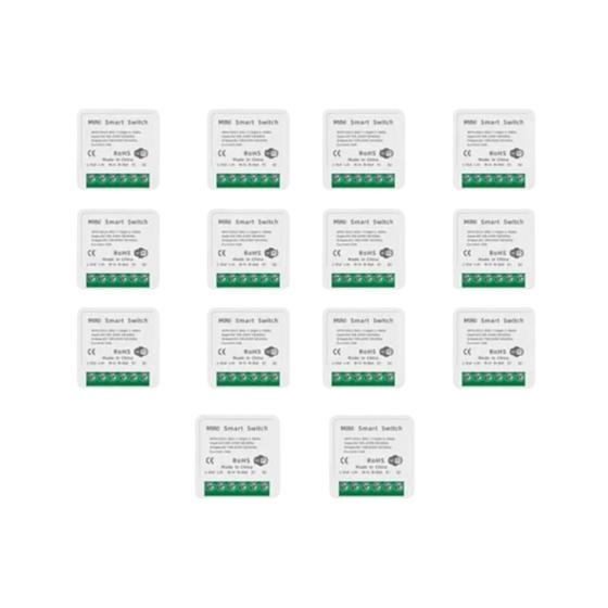 Imagem de Kit 14 Mini Interruptor Inteligente 16a Wifi