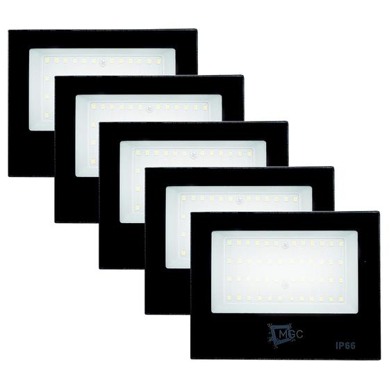 Imagem de kit 14 Refletor Led Holofote 200w Branco Frio A Prova D'Agua Uso Externo Alta Potência Bivolt
