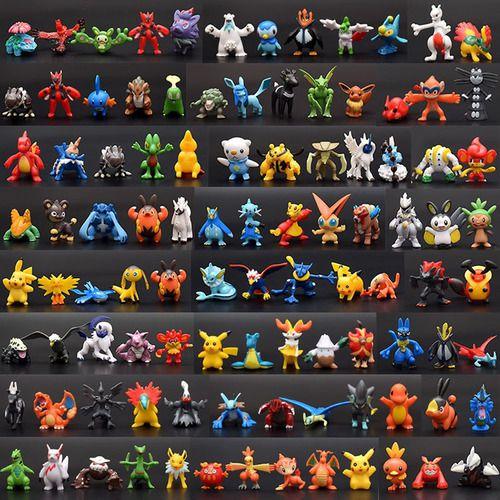 Kit 144 Bonecos Miniatura Pokémon Pikachu Coleção Kids - PokemonSHOP ...