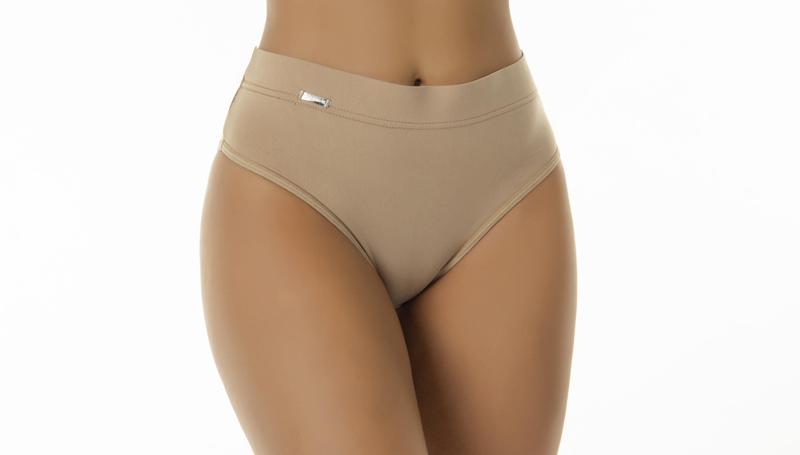 Imagem de  Kit 15 Calcinha Modeladora Cós Alto Cintura Alta Microfibra Lisa Lingerie Luxo