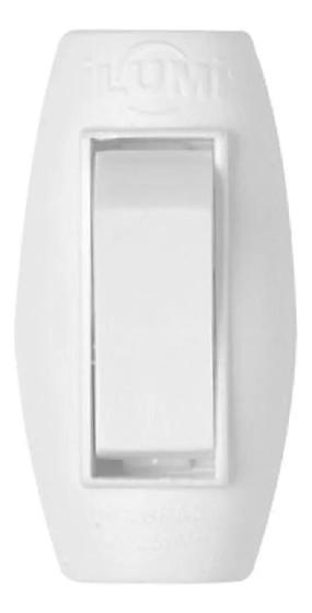 Imagem de Kit 15 Interruptor Meio Fio Para Abajur Lustre Pera Branco