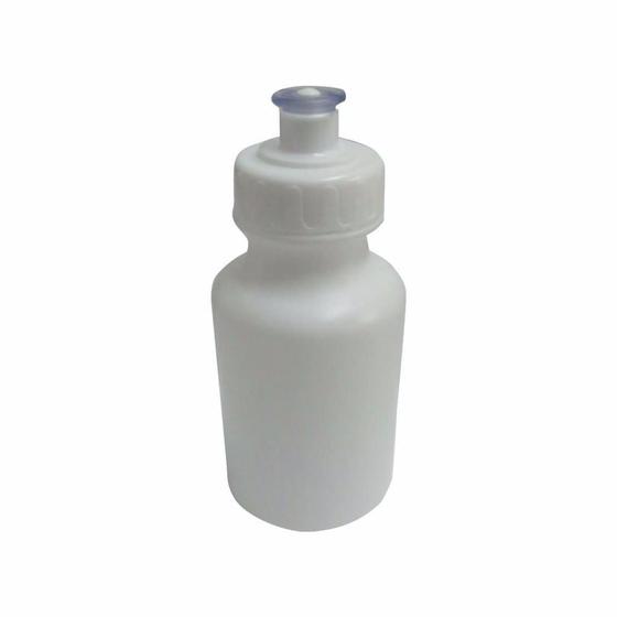 Imagem de Kit 15 Mini Garrafas Squeeze 300Ml Plástico Branca