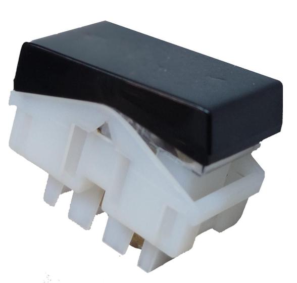 Imagem de Kit 15 Modulo Interruptor Simples 10A 250V Preto Pezzi 50000