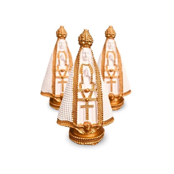 Imagem de Kit 15 Nossa Senhora Lembrança Em Pérola Strass 15cm Atacado