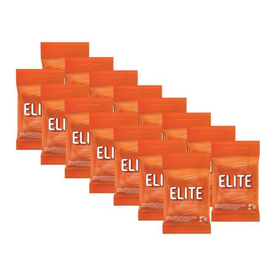Imagem de Kit 15 Pacotes Preservativo Elite C/ 3 Unidades Cada