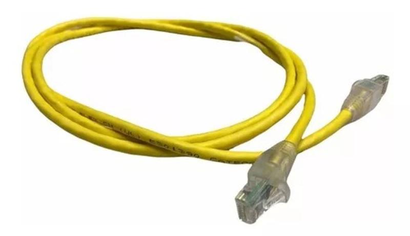 Imagem de Kit 15 Patch Cord Hellermann Rj45 Cat5e 1,5m Amarelo