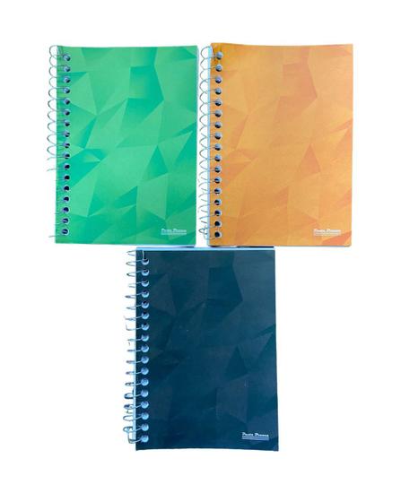 Imagem de kit 15 un Caderno Espiral Capa Flexível c/ 96 folhas de 1/8