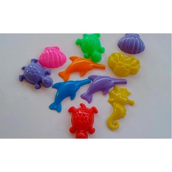 Imagem de Kit 150 Molde Massinha + 30 Forminhas De Areia Oferta