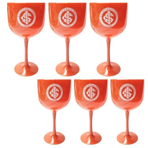 Imagem de Kit 15Un Taça Copo Plástico Vermelho Gin Drinks Coquetéis