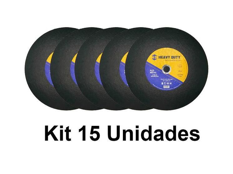 Imagem de Kit 15x Disco de Corte 12" Faststeel Heavy Duty