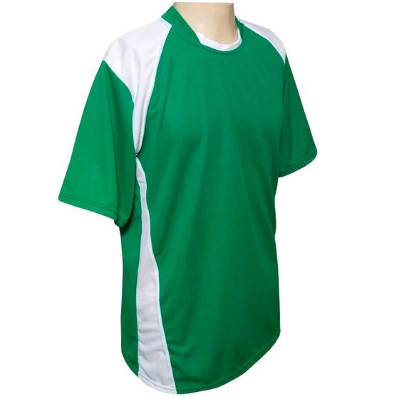 Imagem de Kit 16+1 de Camisas Esportivas TRB Verde/Branco