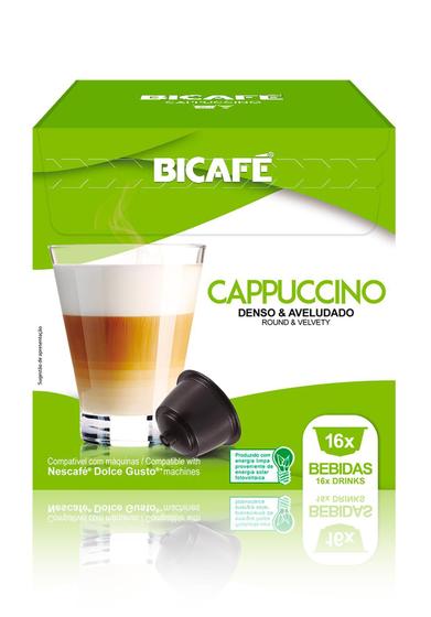 Imagem de Kit 16 caps Dolce Gusto Cappuccino Cápsula Bicafé